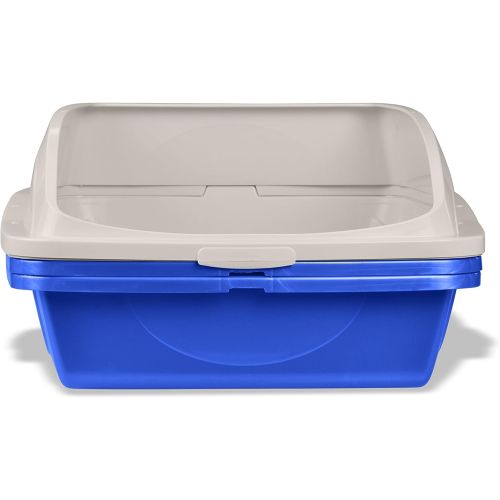  Van Ness CP5 Sifting Cat Pan/Litter Box with Frame, Blue/Gray