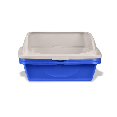  Van Ness CP5 Sifting Cat Pan/Litter Box with Frame, Blue/Gray