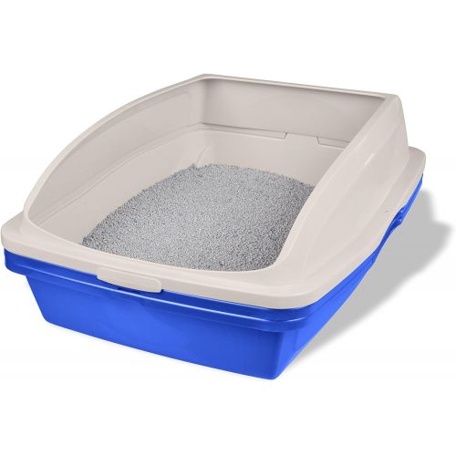  Van Ness CP5 Sifting Cat Pan/Litter Box with Frame, Blue/Gray