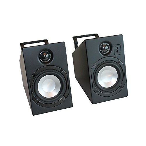  Vanatoo Transparent Zero Powered Speakers (Black, Set of 2)