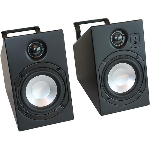  Vanatoo Transparent Zero Powered Speakers (Black, Set of 2)