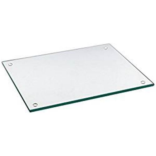  Vance 15 X 12 inch Premium Clear Extra Thick Tempered Glass Cutting Board, 8G1512DC