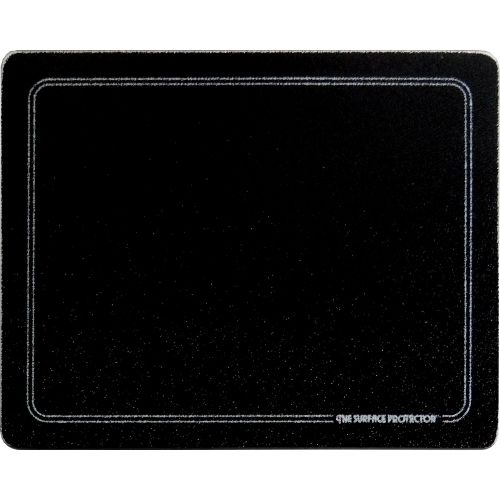  Vance 20 X 16 inch Black with White Border Surface Saver Tempered Glass Cutting Board, 82016BW