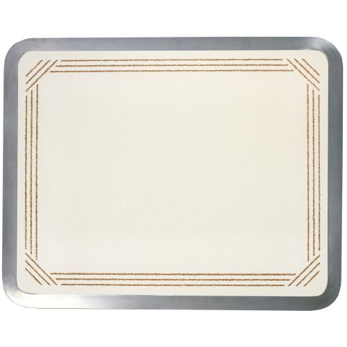  Vance 16 X 20 inch Almond Border Built-in Surface Saver Tempered Glass Cutting Board, 71620AB