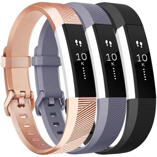  [아마존베스트]Vancle Bands Compatible with Fitbit Alta HR and Fitbit Alta, Newest Sport Wristbands with Secure Metal Buckle for Fitbit Alta HR/Fitbit Alta