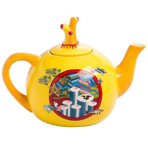  Vandor 73108 The The Beatles Yellow Submarine Ceramic Tea Pot, 32 Ounce