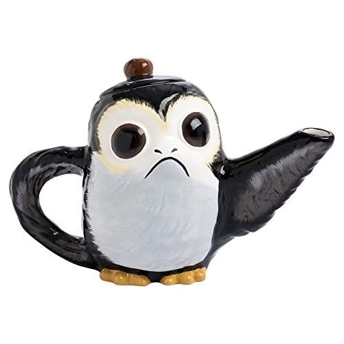  Vandor Star Wars The Last Jedi Porg Sculpted Ceramic Teapot, 32 Ounce