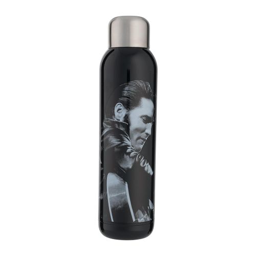  Vandor 47610 Elvis Presley 22 oz. Stainless Steel Water Bottle, Black