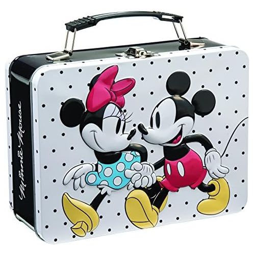  Vandor Disney Mickey & Minnie Large Tin Tote 89070