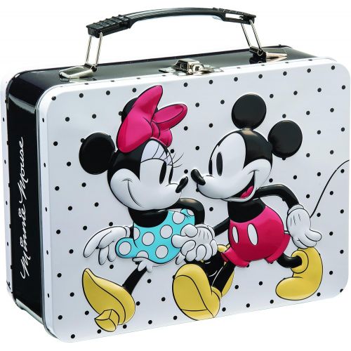  Vandor Disney Mickey & Minnie Large Tin Tote 89070