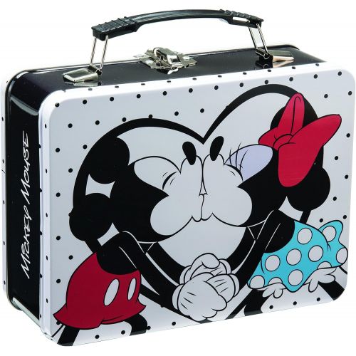  Vandor Disney Mickey & Minnie Large Tin Tote 89070