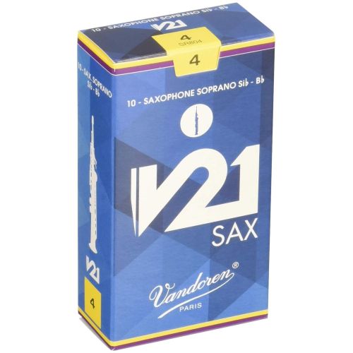  Vandoren Soprano Sax V21 Strength #2.5 Box of 10 Reeds (SR804)