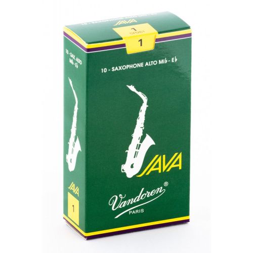  Vandoren SR261 Alto Sax JAVA Reeds Strength 1; Box of 10