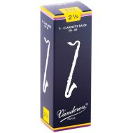 Vandoren Traditional Bass Clarinet Reeds Strength 2.5 Box of 5