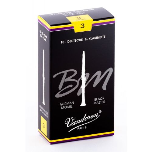  Vandoren Black Master Bb Clarinet Reeds, Box of 10 (3)