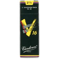 Vandoren SR7225 - V16 Tenor Saxophone Reeds - 2.5 (5-pack)