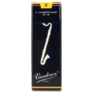 Vandoren CR122 Traditional Bass Clarinet Reed - 2.0 (5-pack)