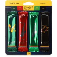 Vandoren SRMIXT25 - Jazz Mix Tenor Saxophone Reeds - 2.5 (4-pack)