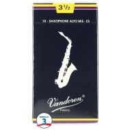 Vandoren Traditional Alto Saxophone Reeds - 3.5 (30-pack)