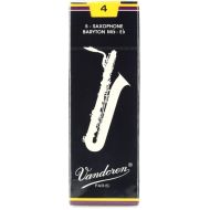 Vandoren SR244 - Traditional Baritone Saxophone Reeds - 4.0 (5-pack)