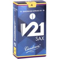 Vandoren SR804 - V21 Soprano Saxophone Reeds - 4.0 (10-pack)