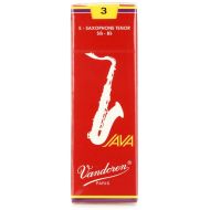 Vandoren SR273R - JAVA Red Tenor Saxophone Reeds - 3.0 (5-pack)