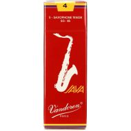 Vandoren SR274R - JAVA Red Tenor Saxophone Reeds - 4.0 (5-pack)