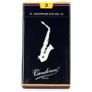 Vandoren SR212 - Traditional Alto Saxophone Reeds - 2.0 (10-pack)