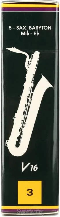  Vandoren SR743 - V16 Baritone Saxophone Reeds - 3.0 (5-pack)