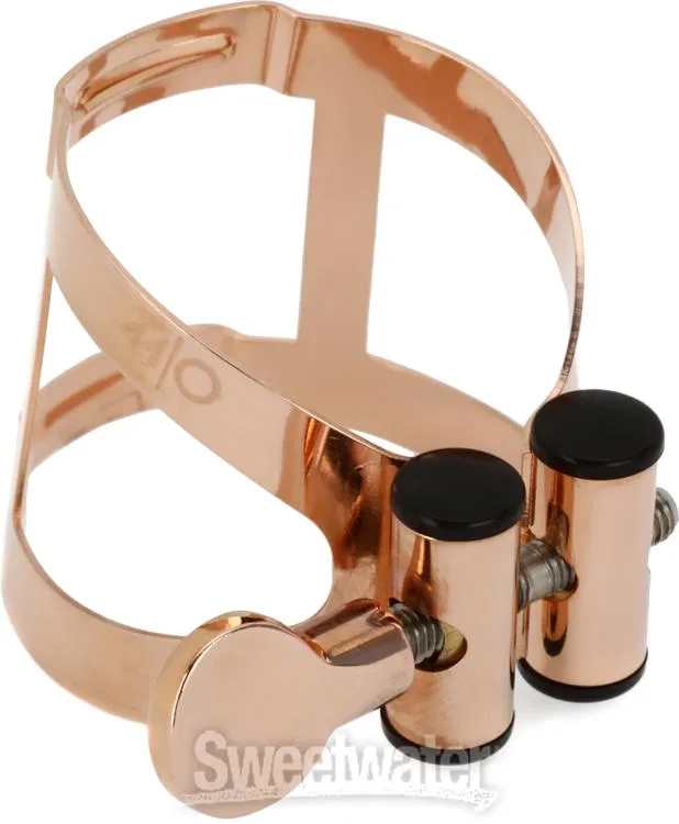  Vandoren M|O Bb Clarinet Ligature and Cap - Pink Gold