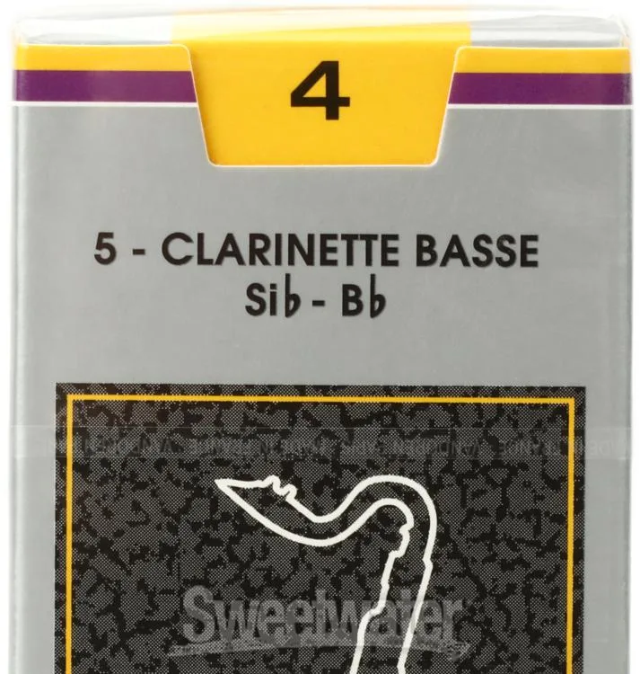  Vandoren CR624 V12 Bass Clarinet Reed - 4.0 (5-pack)