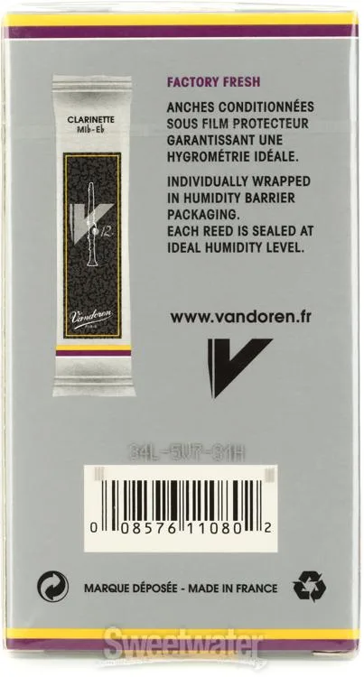  Vandoren CR614 V12 Eb Clarinet Reed - 4.0 (10-pack)