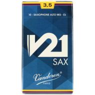 Vandoren SR8135 - V21 Alto Saxophone Reeds - 3.5 (10-pack)