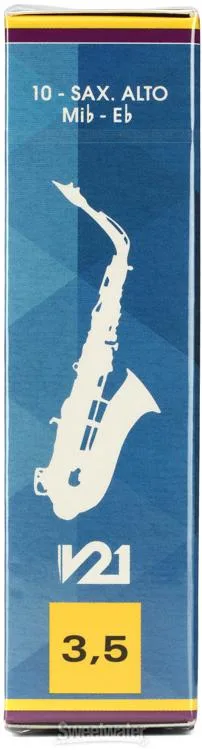  Vandoren SR8135 - V21 Alto Saxophone Reeds - 3.5 (10-pack)