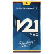 Vandoren SR814 - V21 Alto Saxophone Reeds - 4.0 (10-pack)