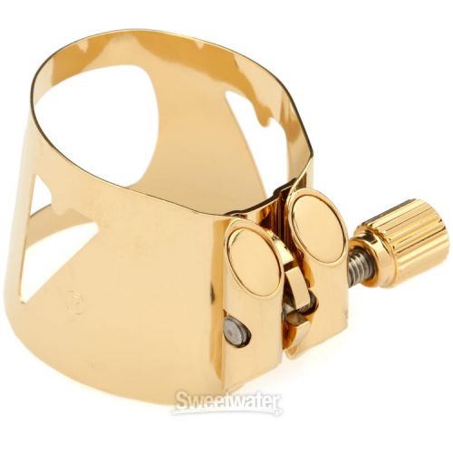  Vandoren LC09P Optimum Baritone Saxophone Ligature - Gilded Gold