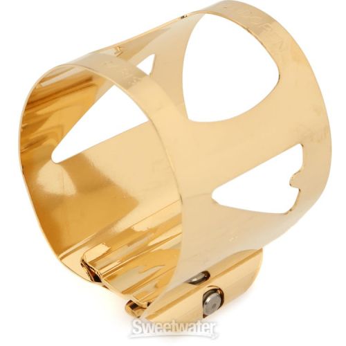  Vandoren LC09P Optimum Baritone Saxophone Ligature - Gilded Gold