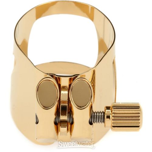  Vandoren LC09P Optimum Baritone Saxophone Ligature - Gilded Gold