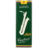 Vandoren SR343 - JAVA Green Baritone Saxophone Reeds - 3.0 (5-pack)