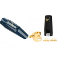 Vandoren SM602 Blue Jumbo JAVA Alto Saxophone Mouthpiece and Optimum Ligature with Cap - A45