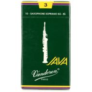 Vandoren SR303 - JAVA Soprano Saxophone Reeds - 3.0 (10-pack)