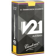 Vandoren CR889 V21 Austrian Bb Clarinet Reed - 6.0+ (10-pack)