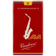 Vandoren SR263R - JAVA Red Alto Saxophone Reeds - 3.0 (10-pack)