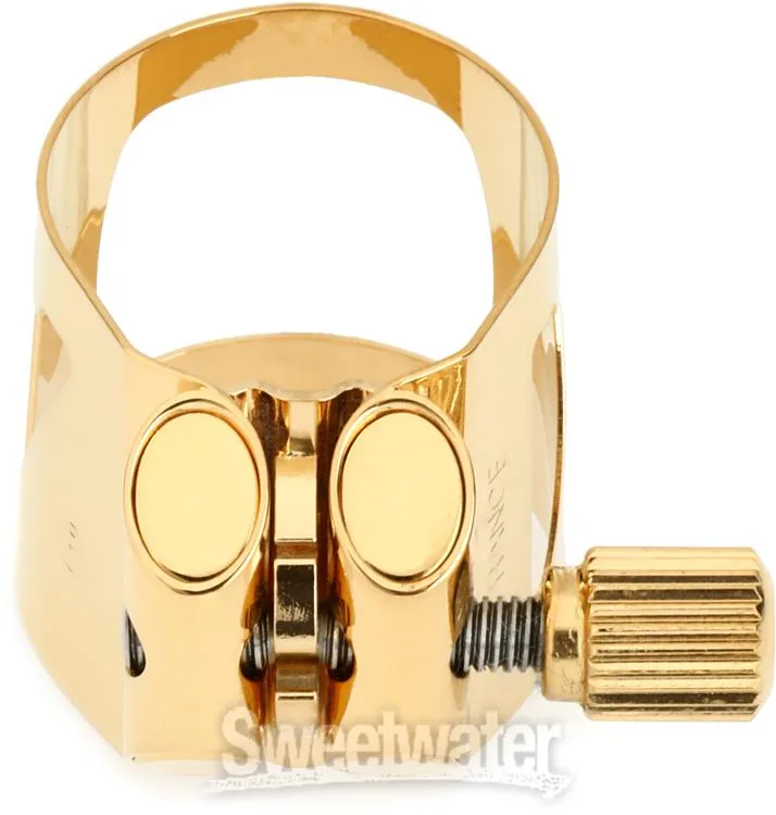  Vandoren LC07P Optimum Alto Saxophone Ligature - Gilded Gold