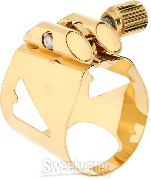  Vandoren LC07P Optimum Alto Saxophone Ligature - Gilded Gold