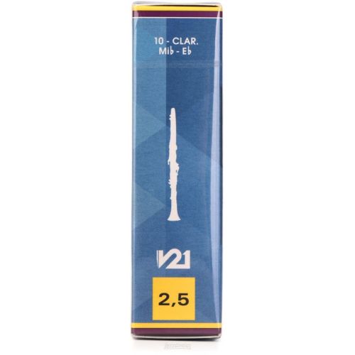  Vandoren CR8125 V21 Eb Clarinet Reed - 2.5 (10-pack)