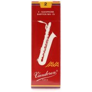 Vandoren SR342R - JAVA Red Baritone Saxophone Reeds - 2.0 (5-pack)