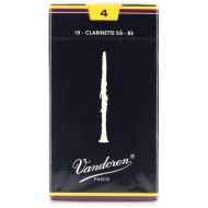 Vandoren CR104 Traditional Bb Clarinet Reed - 4.0 (10-pack)