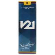 Vandoren CR823 V21 Bass Clarinet Reed - 3.0 (5-pack)