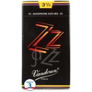 Vandoren ZZ Alto Saxophone Reeds - 3.5 (30-pack)